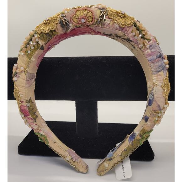 Anthropologie Deepa by Deepa Gurnani Siva Puffed Headband NWT - Picture 2 of 16